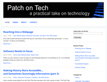 Tablet Screenshot of patchontech.com